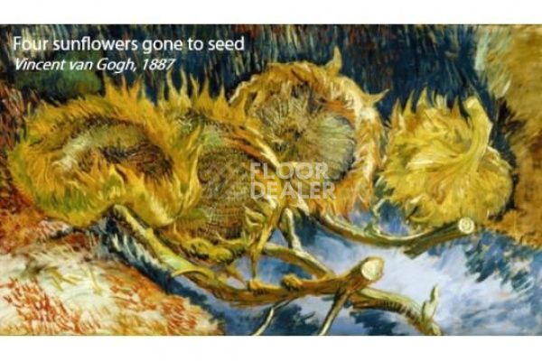 Ковролин Flotex Vision Pattern 940 (Van Gogh) Sunflowers фото 1 | FLOORDEALER